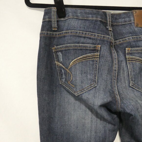 RAMPAGE | size 5 | Classic Blue Dark Wash Straight Cut Denim Jeans - Picture 10 of 16